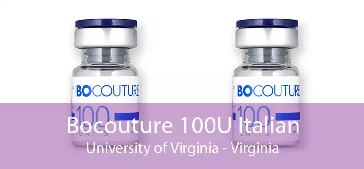 Bocouture 100U Italian University of Virginia - Virginia