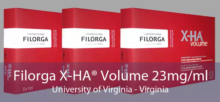 Filorga X-HA® Volume 23mg/ml University of Virginia - Virginia